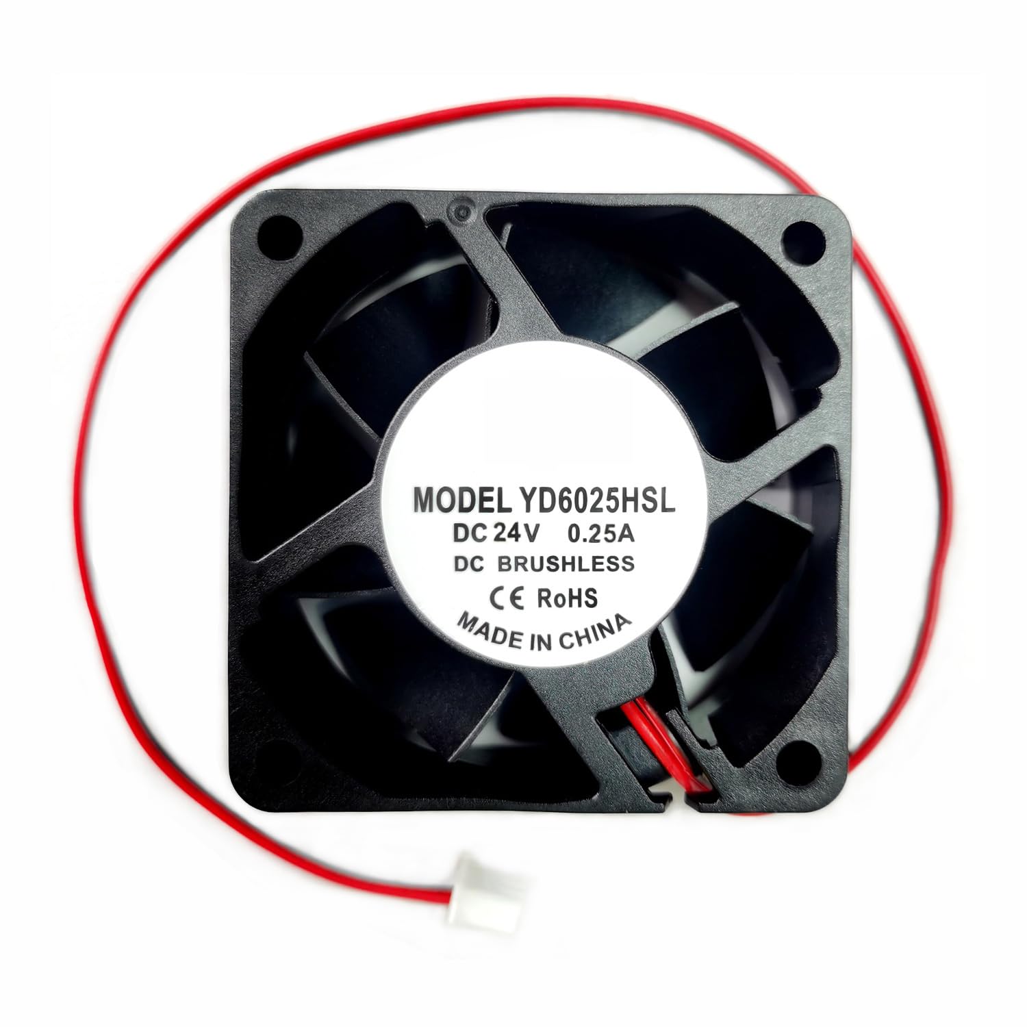 DAKKZA Cooling 60mm Case PC Fan for 60mm x 60mm x 25mm DC 24V 0.25
